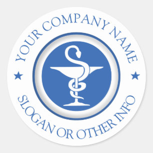 Sticker Rond Créer votre logo d'entreprise