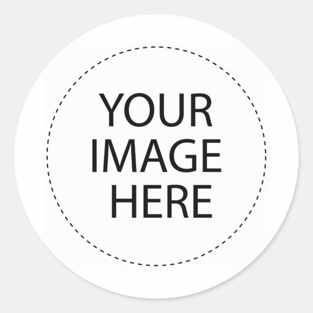 STICKER ROND CRÉER VOTRE PROPRE CUSTOMISÉ (Devant)