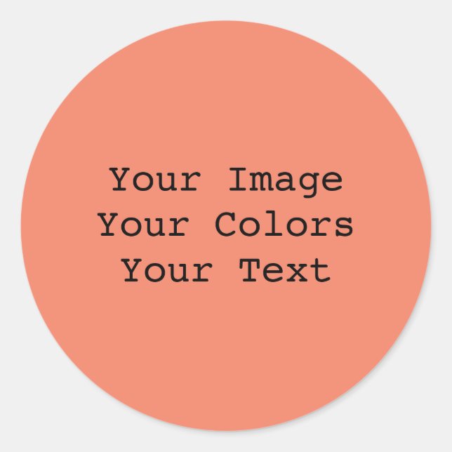 Sticker Rond Créez le Vôtre (Devant)