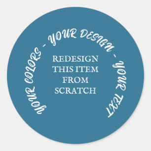 Sticker Rond Créez les vôtres