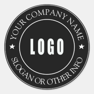 Sticker Rond Créez votre logo d'entreprise Classic Classic