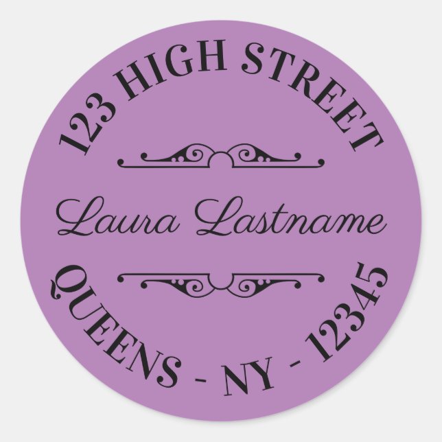 Sticker Rond Créez votre propre (Devant)