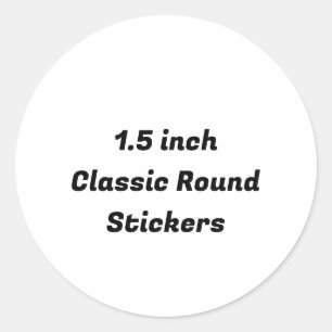 Sticker Rond Créez Votre Propre