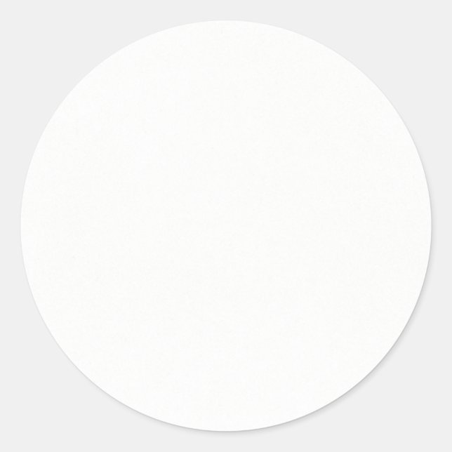 Sticker Rond Créez Votre Propre (Devant)