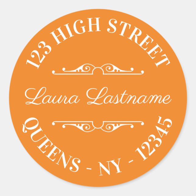 Sticker Rond Créez votre propre (Devant)