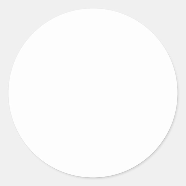 Sticker Rond Créez Votre Propre (Devant)