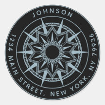 Créez votre propre adresse de retour ronde