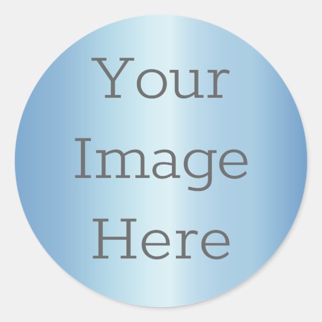 Sticker Rond Créez votre propre graisse de glace gelée en métal (Devant)