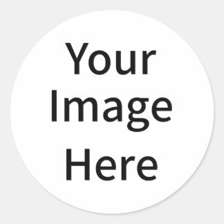 Sticker Rond Créez votre propre image personnalisée ici