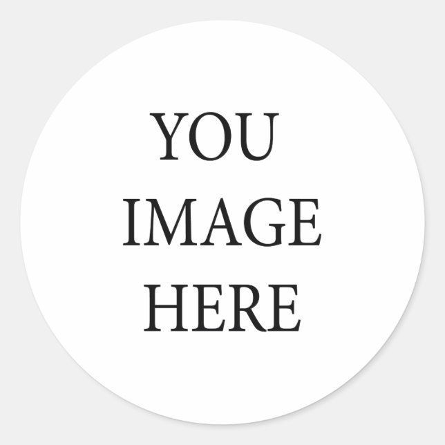 Sticker Rond Créez votre propre invitation (Devant)