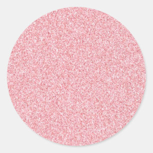 Sticker Rond Créez Votre Propre Texte Personnalisé Rose Gold Vi