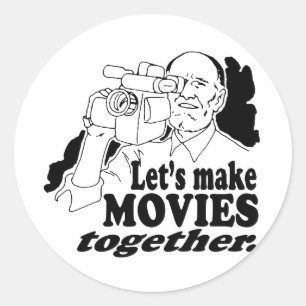 STICKER ROND CRÉONS DES FILMS ENSEMBLE