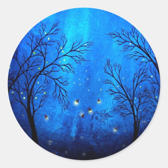 Sticker Rond Crépuscule (Devant)