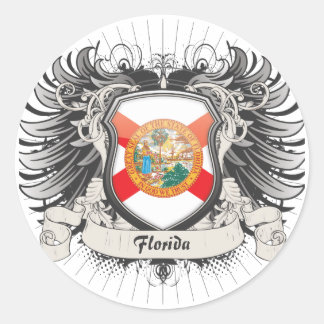 Sticker Rond Crest de Floride