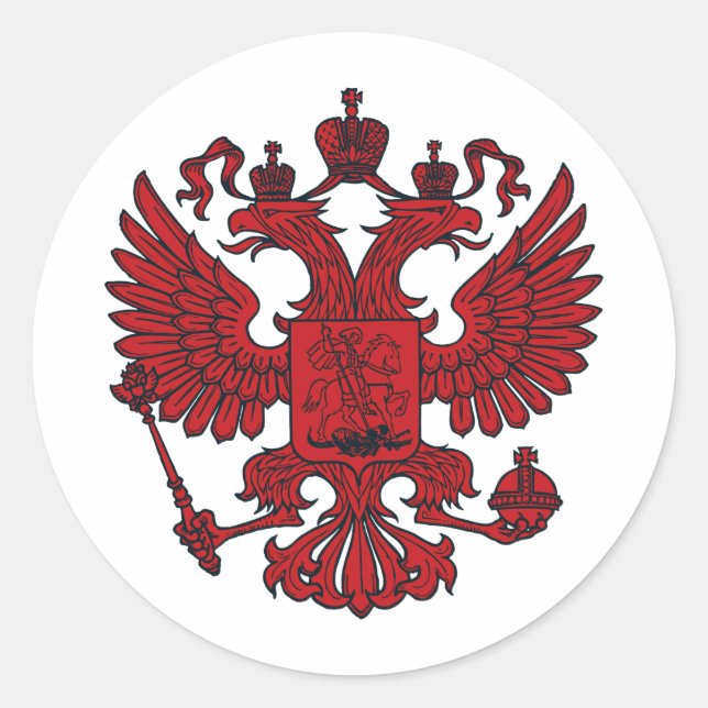 Sticker Rond crête d'aigle (Devant)