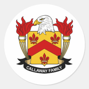 Sticker Rond Crête de famille Callaway