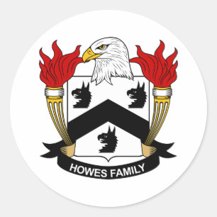 Sticker Rond Crête de famille de Howes
