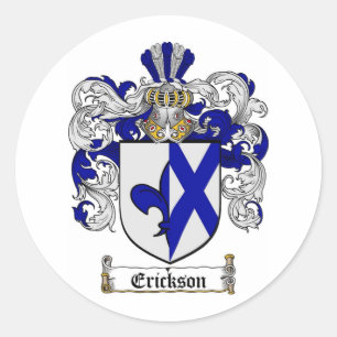 STICKER ROND CRÊTE DE FAMILLE ERICKSON - BRAS D'ERICKSON