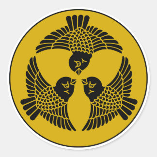 Sticker Rond Crête de l'Épervier japonais