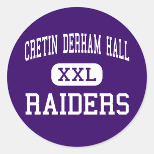 Sticker Rond Crétin Derham Hall - voleurs - haut - Saint Paul