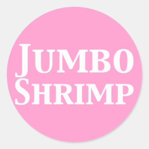 Sticker Rond Crevettes Jumbo