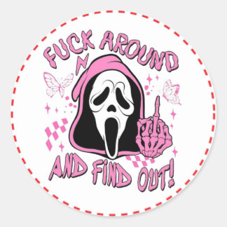 Sticker Rond Crie des Stikers