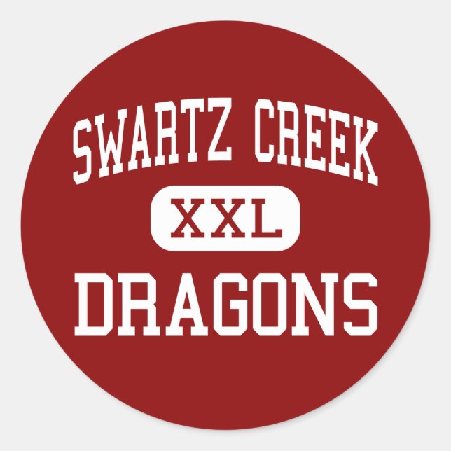 Sticker Rond Crique de Swartz - Dragons - High - Crique de Swar (Devant)