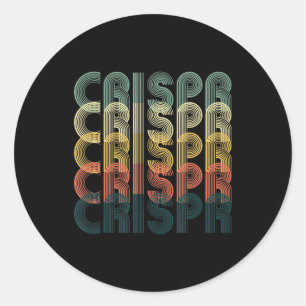 Sticker Rond Crispr Cas9 Biologie Science Cadeau