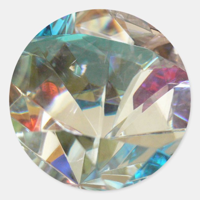 Sticker Rond Cristal renversant (Devant)