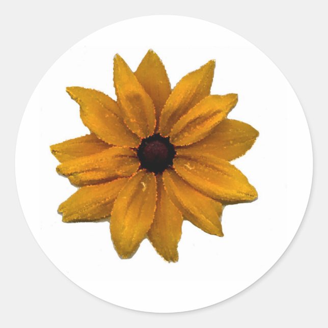 Sticker Rond cristal Sunflower (Devant)