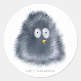Sticker Rond Critère de petit pingouin