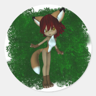 Sticker Rond Critères mignons 05