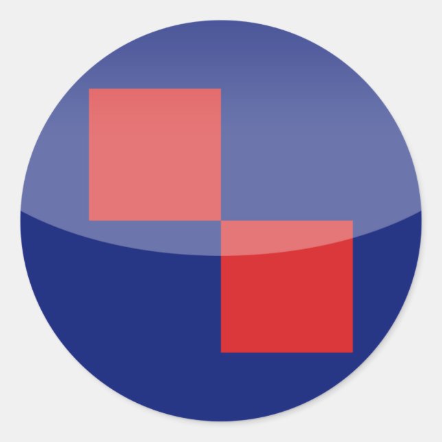 Sticker Rond Croatie (Devant)