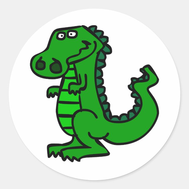 Sticker Rond croc (Devant)