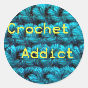 Sticker Rond Crochet Addict Partie2 Double Crochet