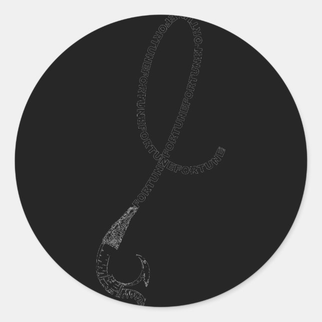 Sticker Rond Crochet de fortune (Devant)