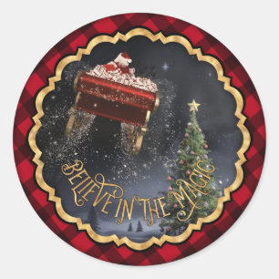 Sticker Rond Croire à la magie