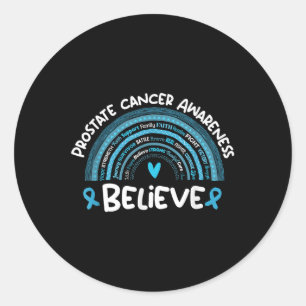 Sticker Rond Croire Mois de sensibilisation au cancer de la pro