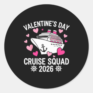 Sticker Rond Croisière de la Saint-Valentin en famille 2026 Mar