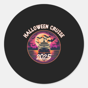 Sticker Rond Croisière Halloween 2025 Bateau Clair de Lune Océa