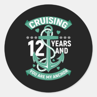 Sticker Rond Croisière Maris 12 Ans 12E