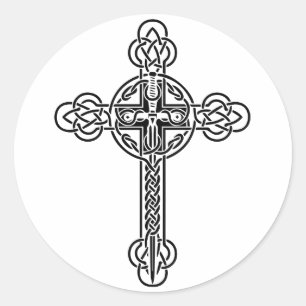 Sticker Rond Croix celtique