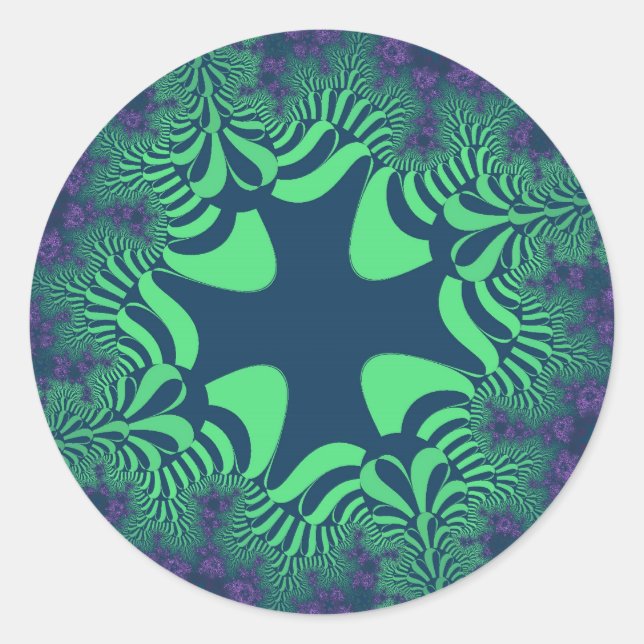Sticker Rond Croix de Green Grove (Devant)