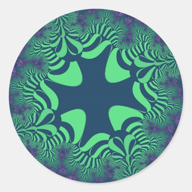 Sticker Rond Croix de Green Grove (Devant)