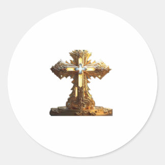 Sticker Rond Croix de la rédemption