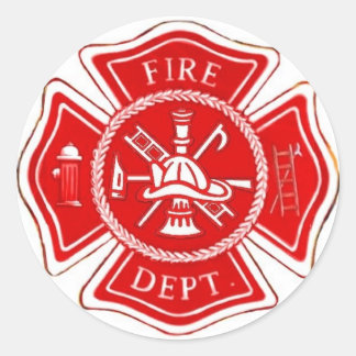 STICKER ROND CROIX DE MALTESE