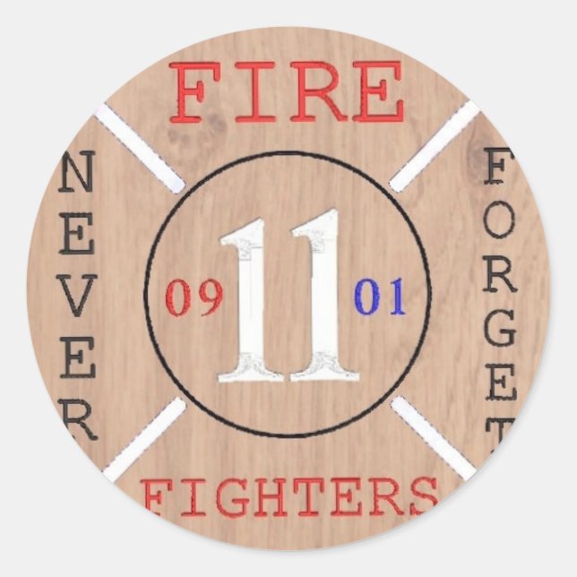 Sticker Rond Croix maltaise - N'oubliez jamais (Devant)