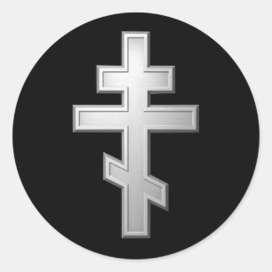 Sticker Rond croix orthodoxe