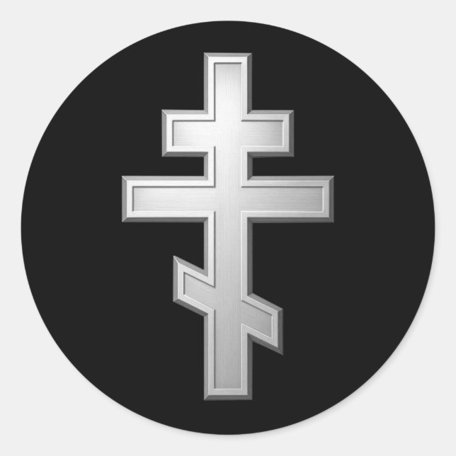 Sticker Rond croix orthodoxe (Devant)