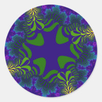 Croix verte et bleue